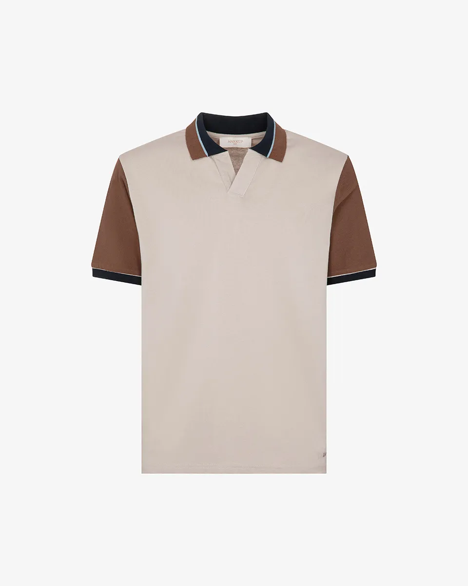 Markup Uomo Felpe & T-shirt Polo derby con maniche in piquet polo