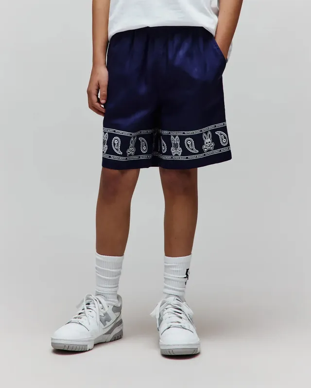 Psycho Bunny Kids Bottoms KIDS LUKE TENCEL SHORT 3 1/2"- 7 1/4" KB0700005 bermuda blu in Tencel