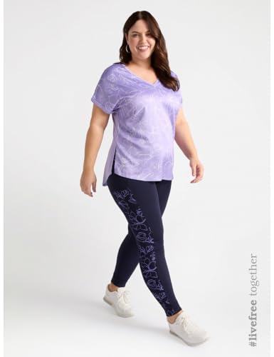Fiorella Rubino Leggings, viscosa LENZING ECOVERO, stampa floreale