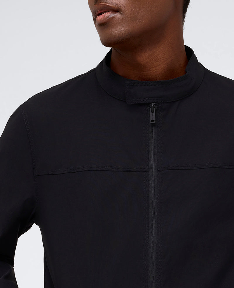 Kenneth Cole Reaction Clothing Simplified Utility Jacket giacca nera leggera
