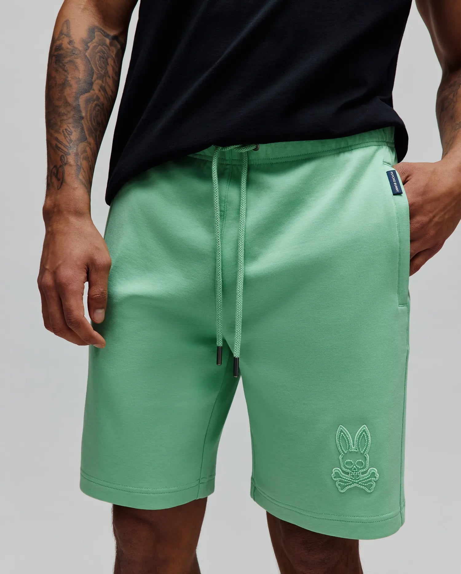 Psycho Bunny Men's Shorts MENS BARRY SHORT 8" - MB0900037 pantaloncini verdi