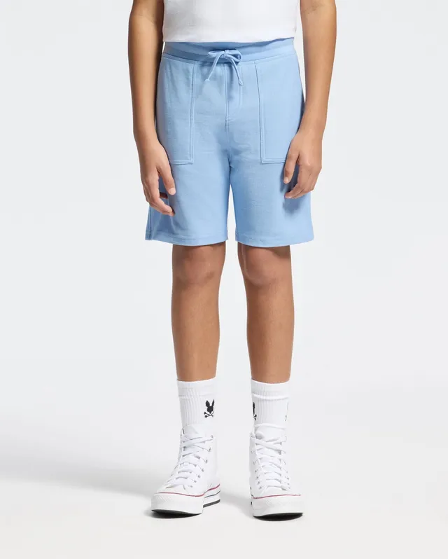 Psycho Bunny Kids Bottoms Taylor Light Pique Sweatshort 3 3/4"–7 3/8" shorts Serenity cotone Pima