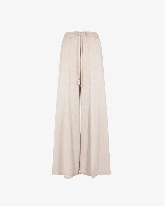 Markup Donna Jeans & Pantaloni Pantapalazzo in maglina lurex