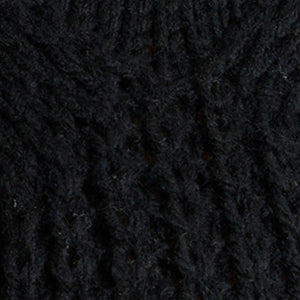 Kenneth Cole Reaction Clothing Oversized Cable Mock Neck Sweater maglione nero oversize