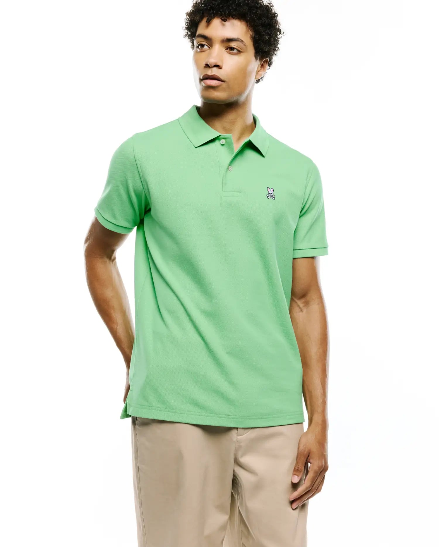 Psycho Bunny Men's Polos Classic Pima Pique Polo B6K001F200 polo Ming