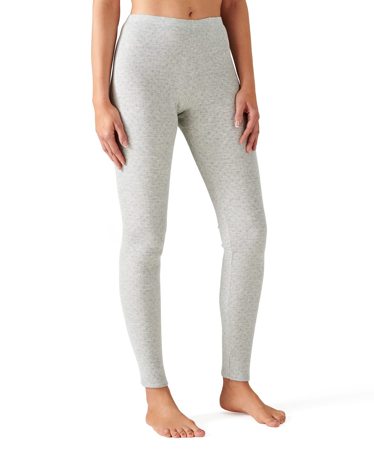 Damart Thermolactyl leggings invernali traforati grigi calore Intense 4
