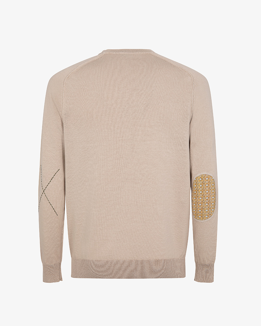Markup Uomo Maglieria Girocollo manica lunga tinto capo stone wash