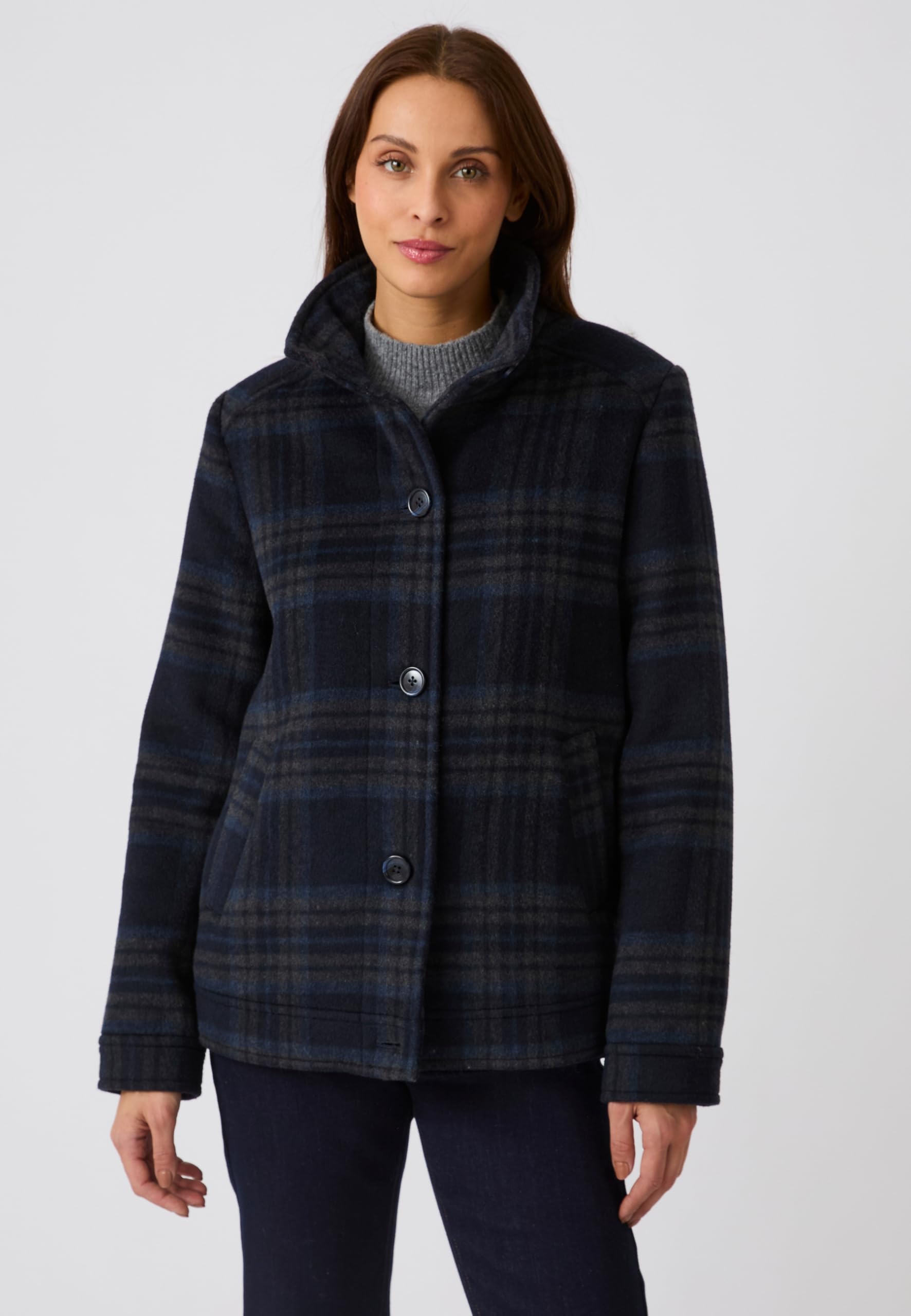 Damart Thermolactyl paletot donna corto in lana