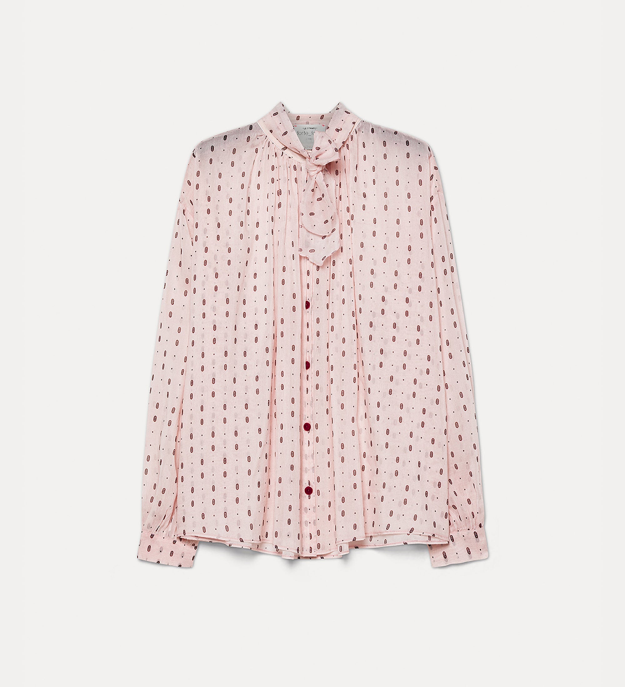 Forte camicie Le Club Bohemian Shirt camicia cherry blossom in voile