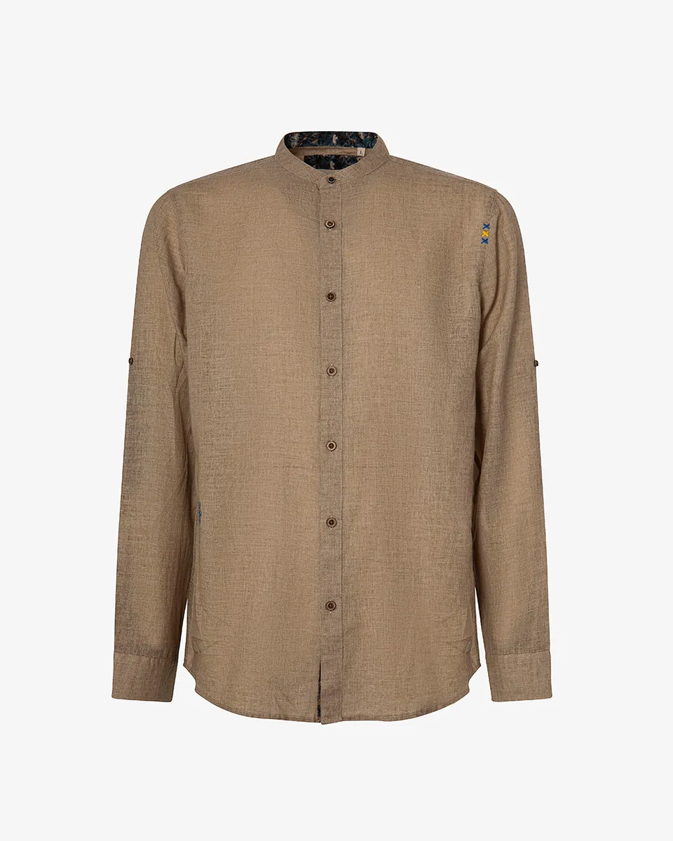 Markup Uomo Camicie Camicia lino cotone uomo