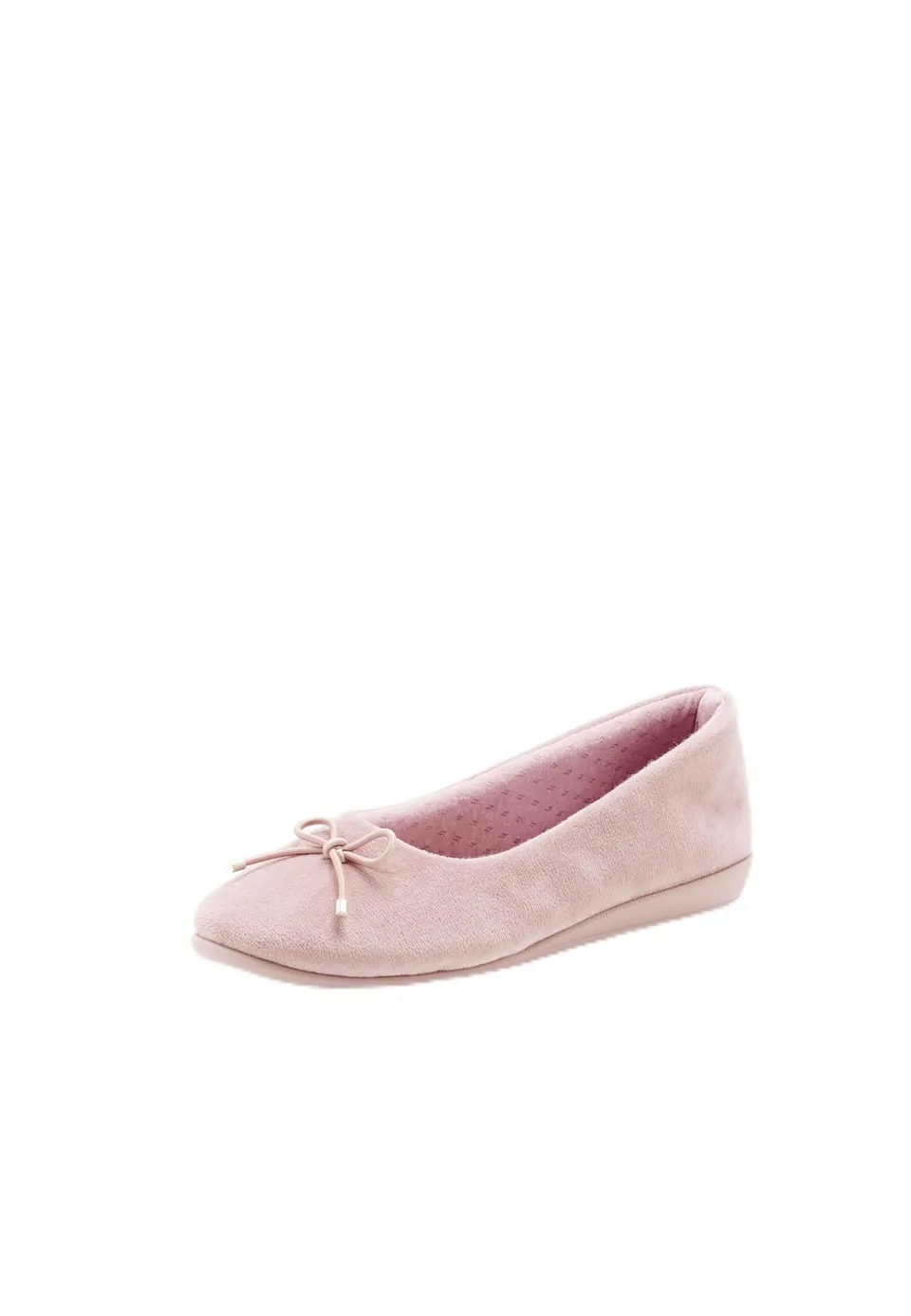Damart Calzature ballerine donna rosa antico in velluto