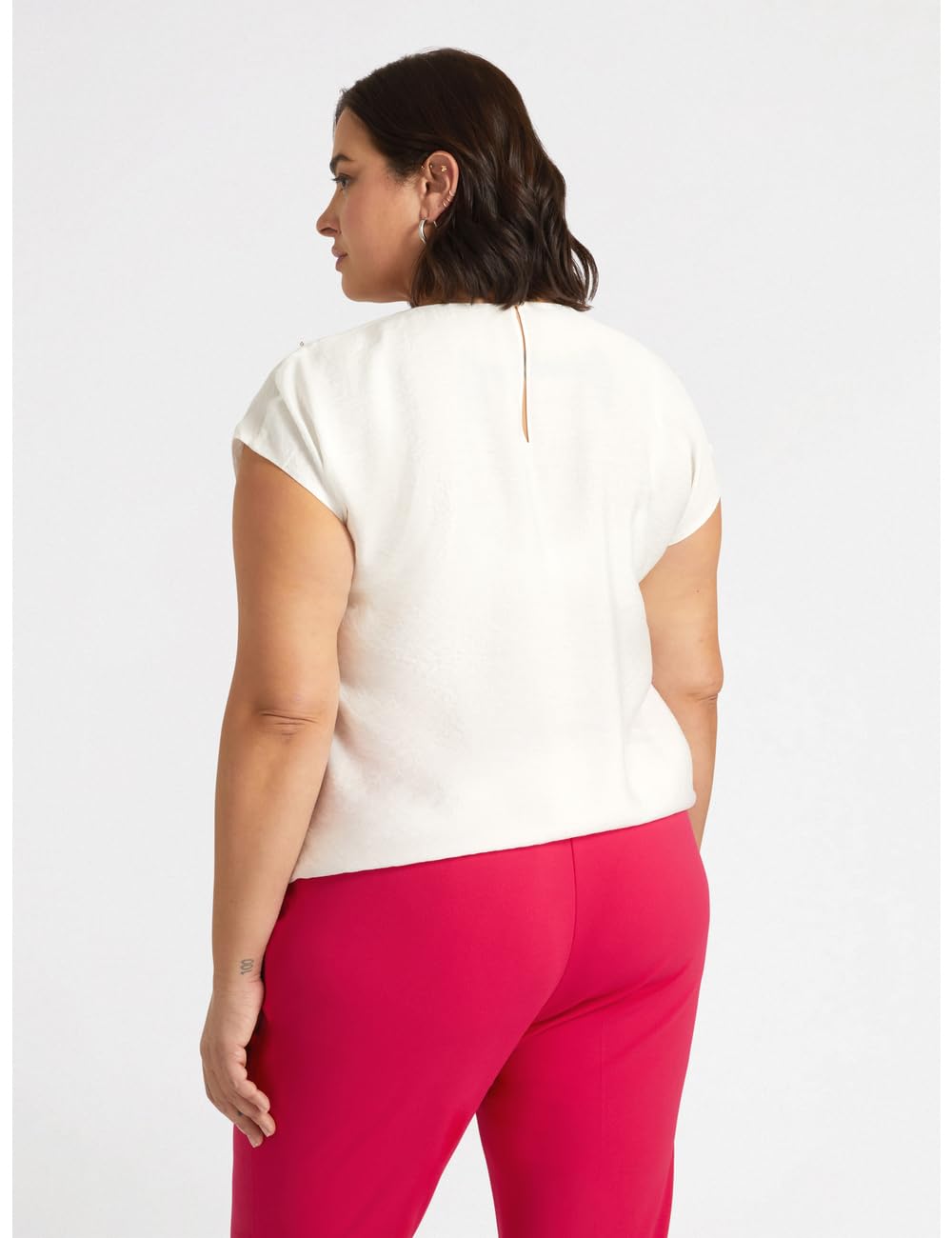 Fiorella Rubino Camicie e bluse Blusa con Scollo Ricamato Effetto dégradé