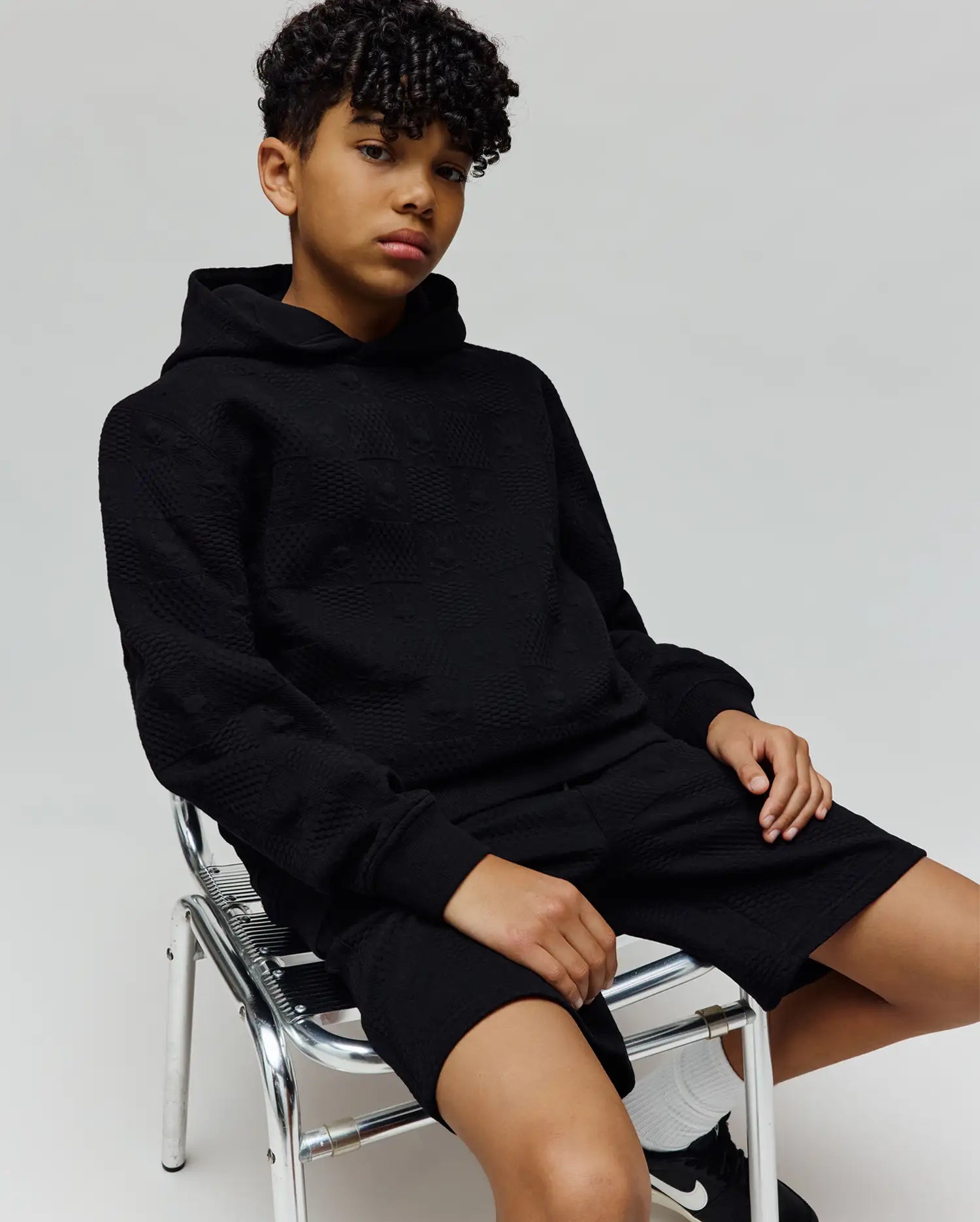 Psycho Bunny Kids Bottoms Dustin Sweatshort 3 1/2 7 1/4 short neri