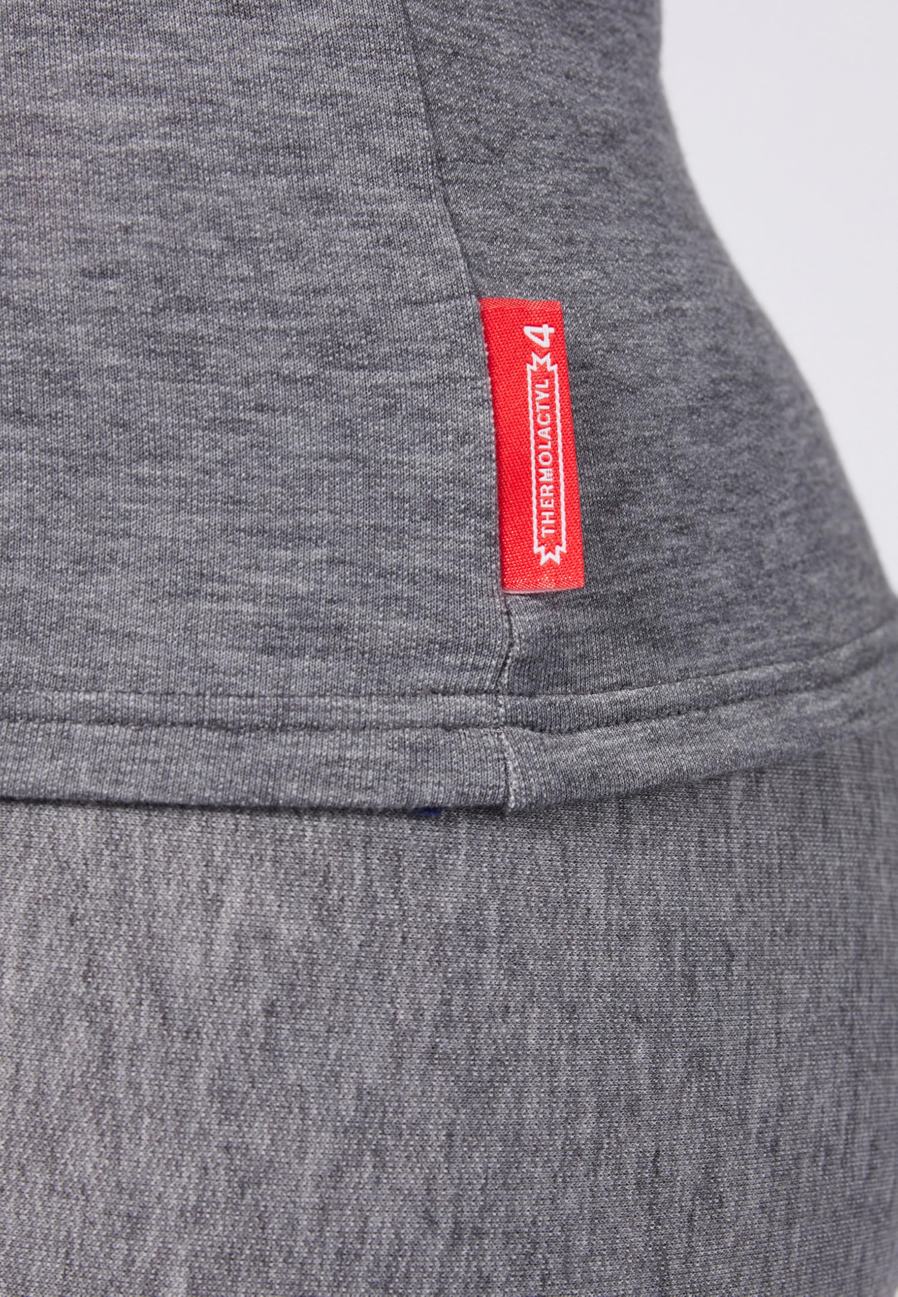 Damart Thermolactyl Maglietta Comfort Thermolactyl 4 con zip donna XS grigio melange