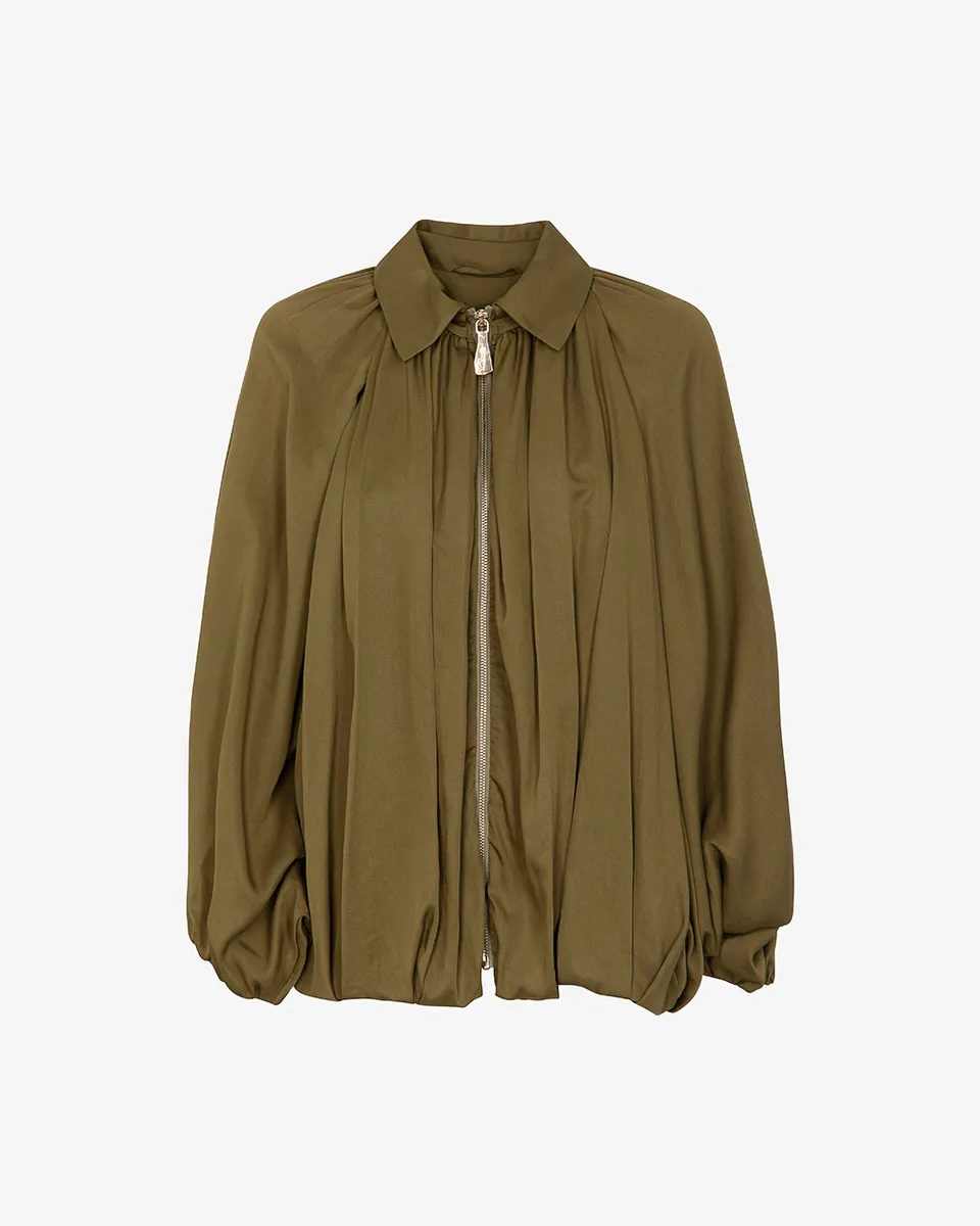 Markup Donna Giacche & Giubbotti Bomber a sbuffo in tessuto lyocell bomber