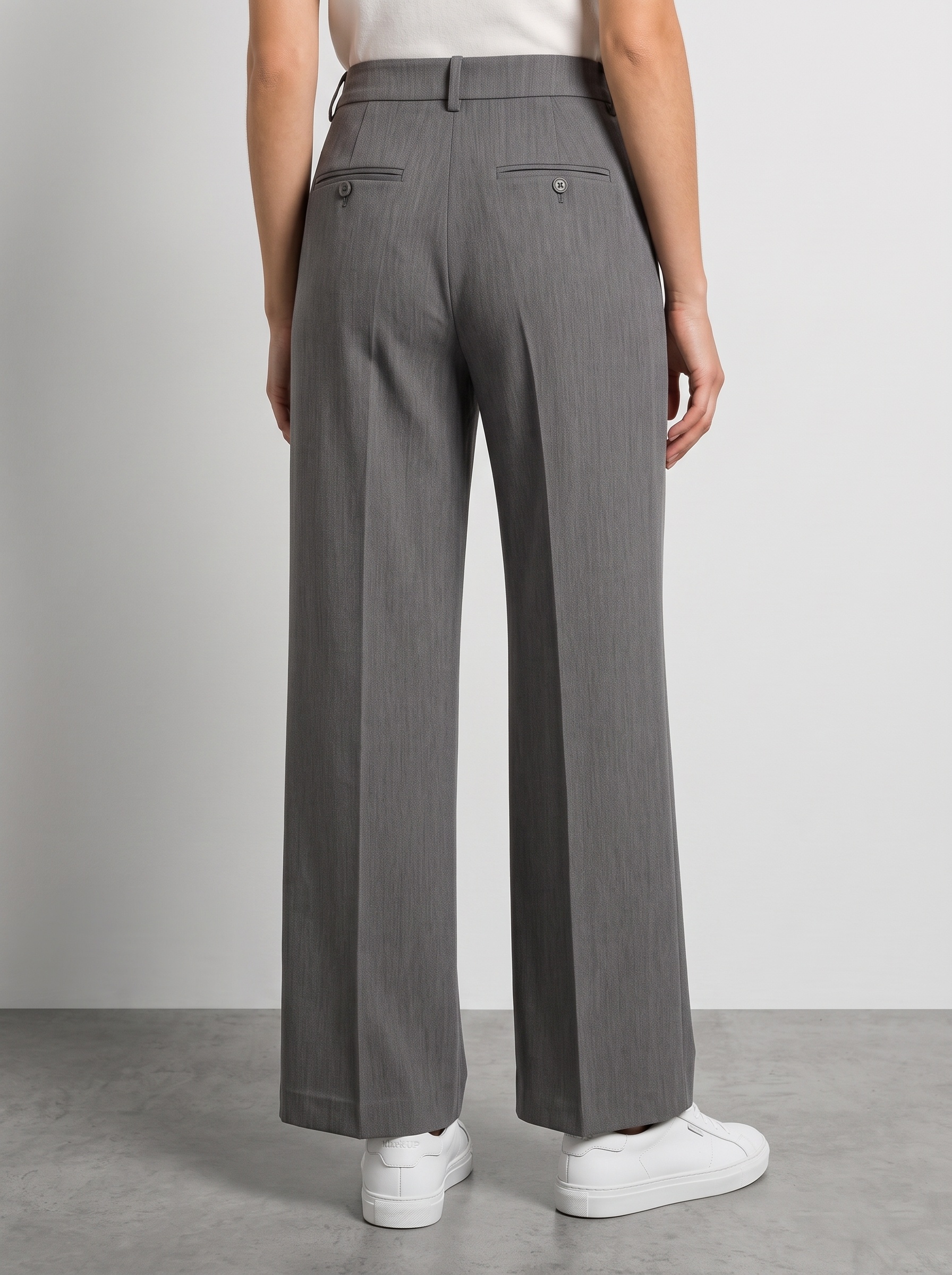 Markup Donna Jeans & Pantaloni Pantapalazzo in flanella pettinata