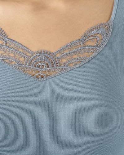 Damart Thermolactyl T-Shirt Donna Maniche Lunghe Guipure XXL Cittadel