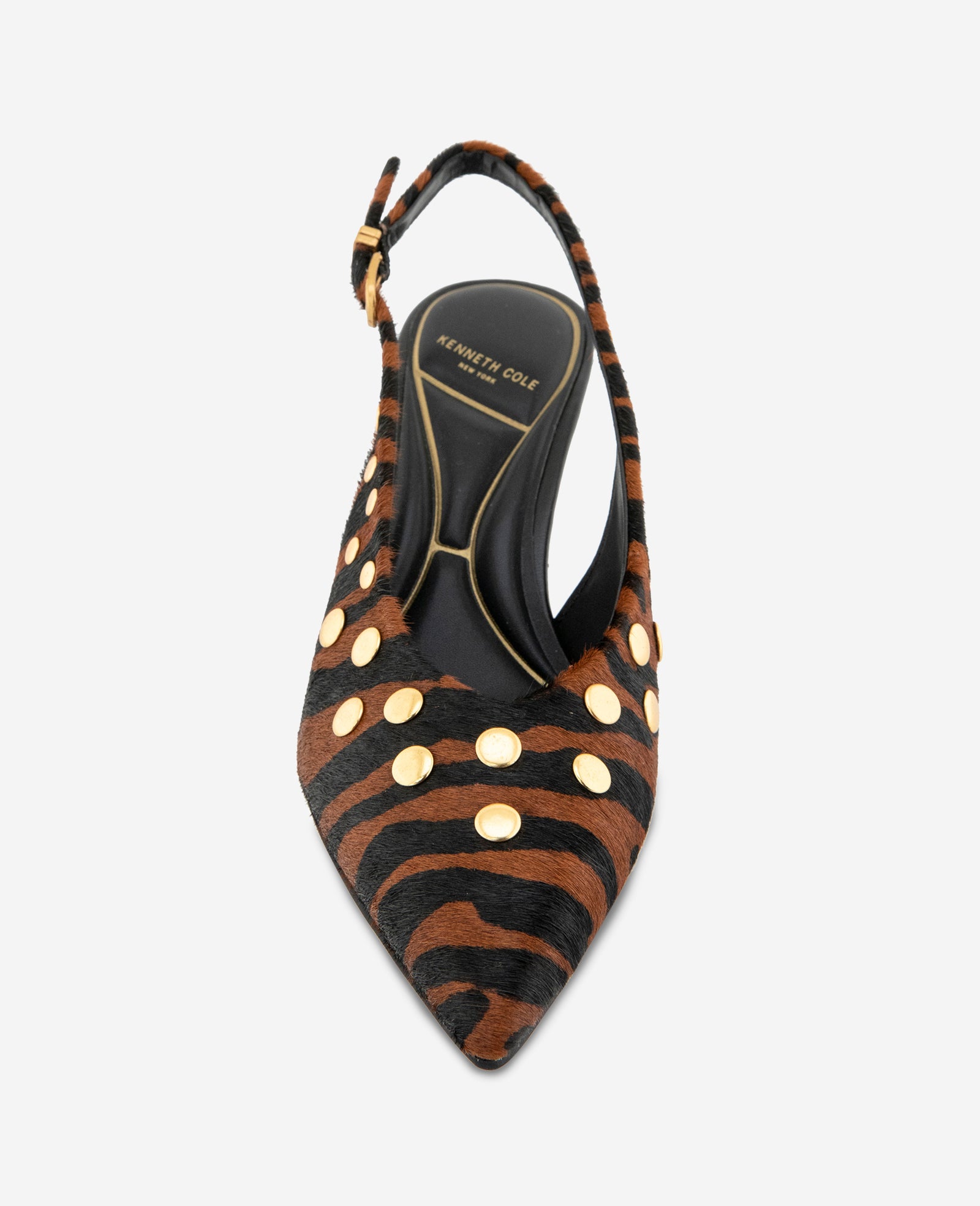 Kenneth Cole Reaction Ulysses slingback tacco pelo tigre 5