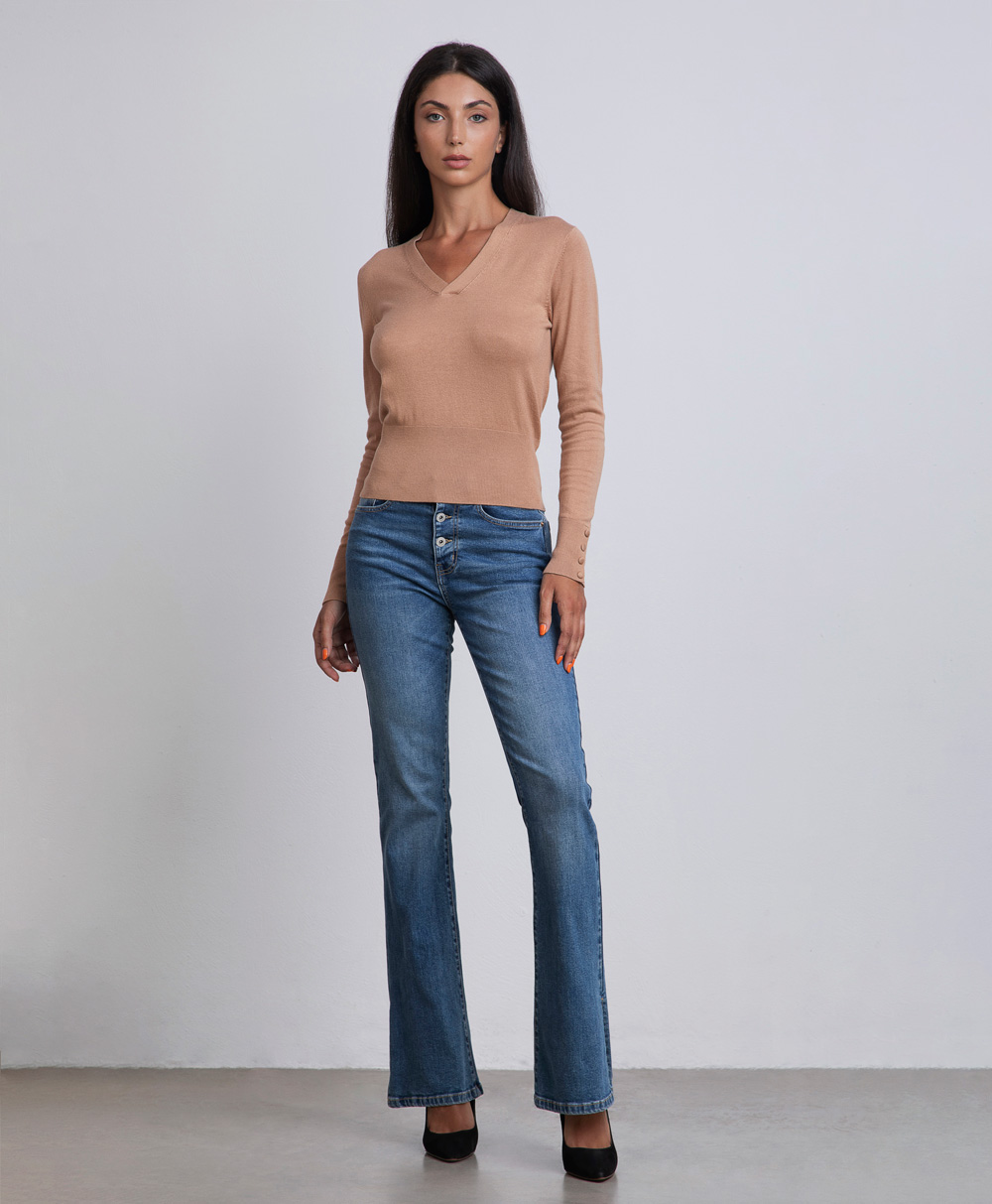 Markup Maglia scollo V da donna