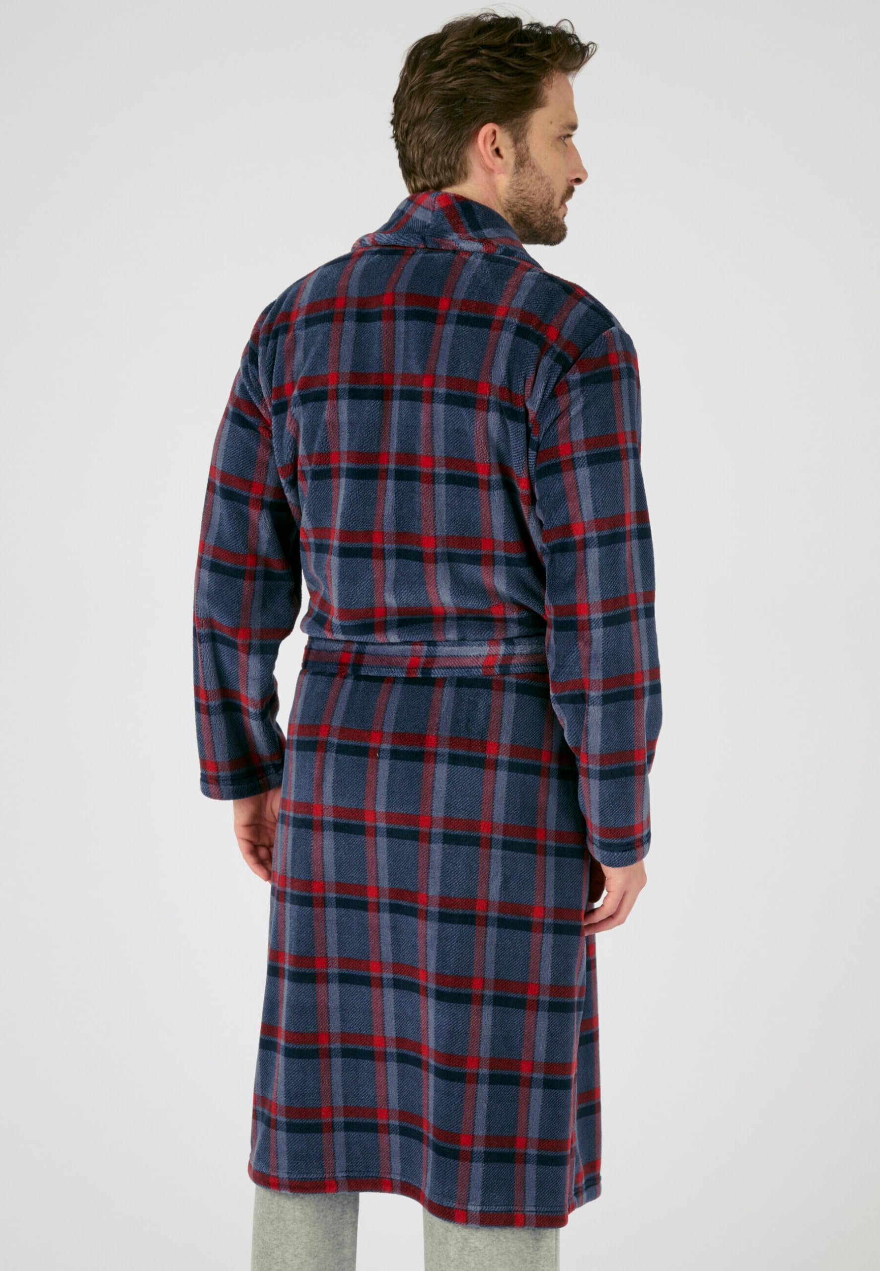 Damart Homewear vestaglia Thermolactyl uomo a quadri S calda