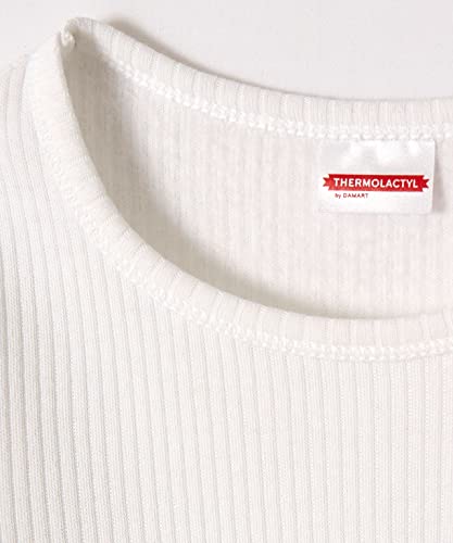 Damart Prêt-à-porter maglia a maniche lunghe bambino 8 anni bianca Thermolactyl