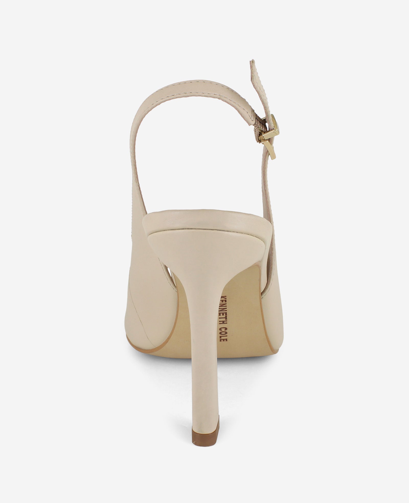 Kenneth Cole Reaction Shoes Priya Leather Peep-Toe Slingback Heel décolleté in pelle
