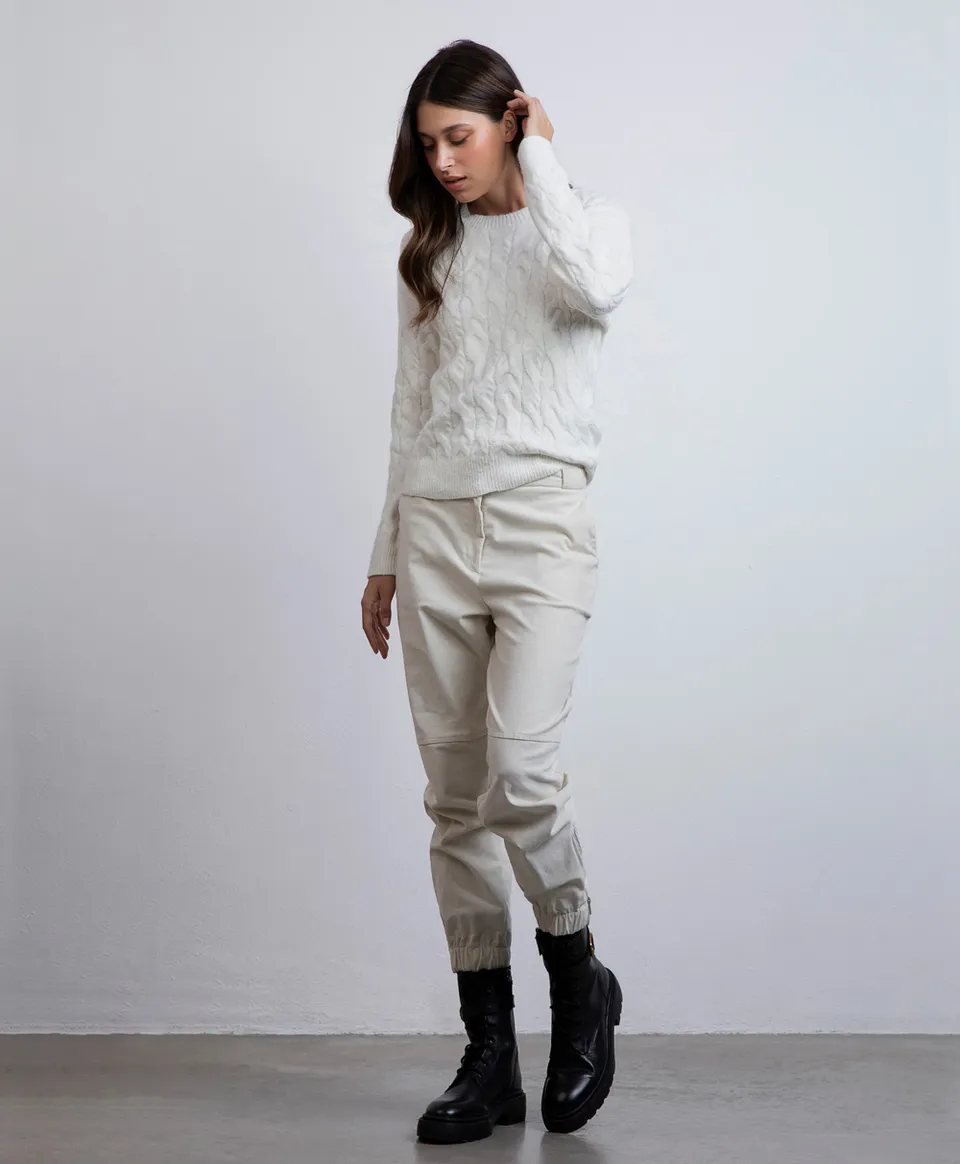 Markup Donna Jeans & Pantaloni Pantaloni jogger velluto rigato pantaloni