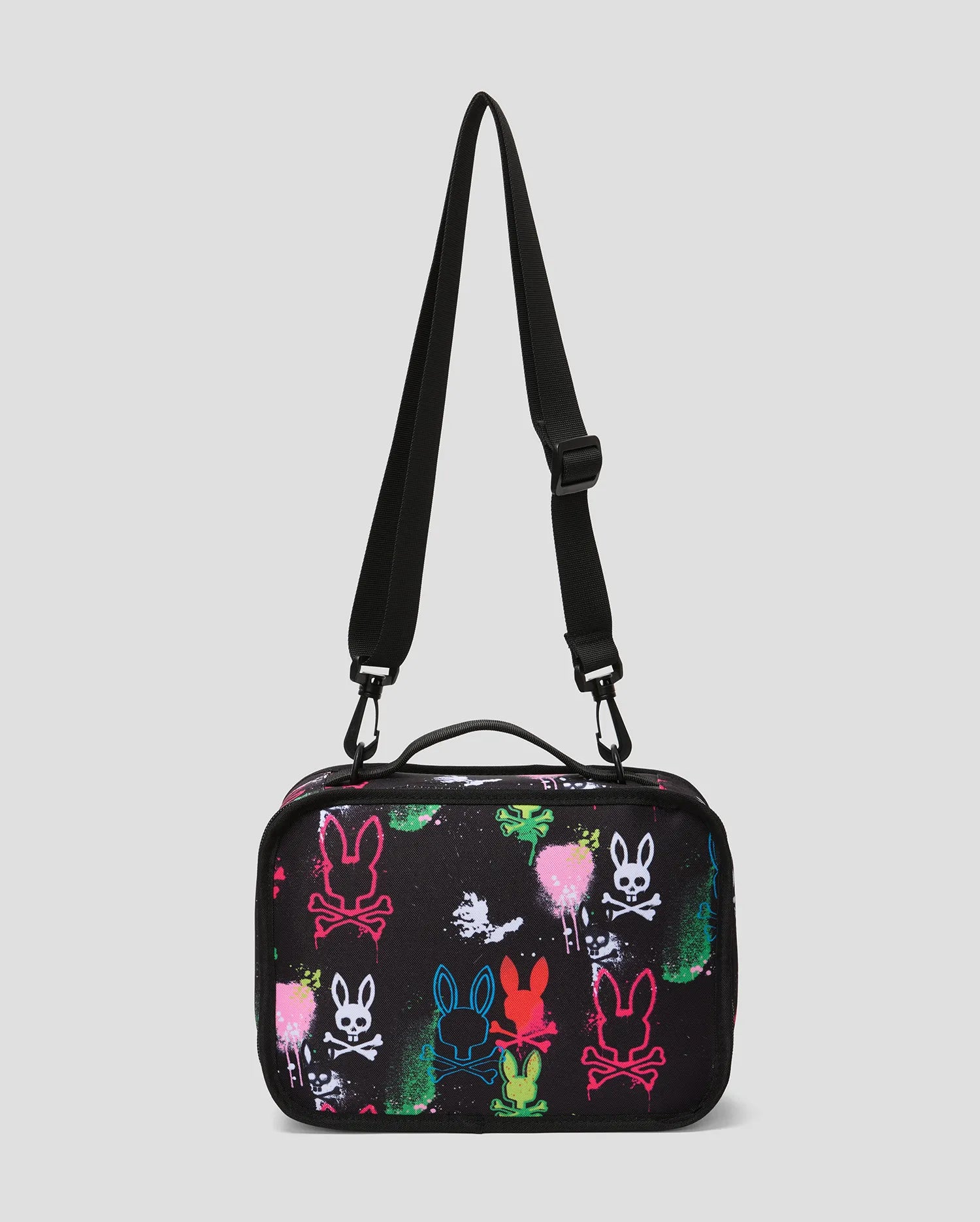 Psycho Bunny Kids Accessories KIDS QUINTIN LUNCH BOX porta pranzo nero 001 termico