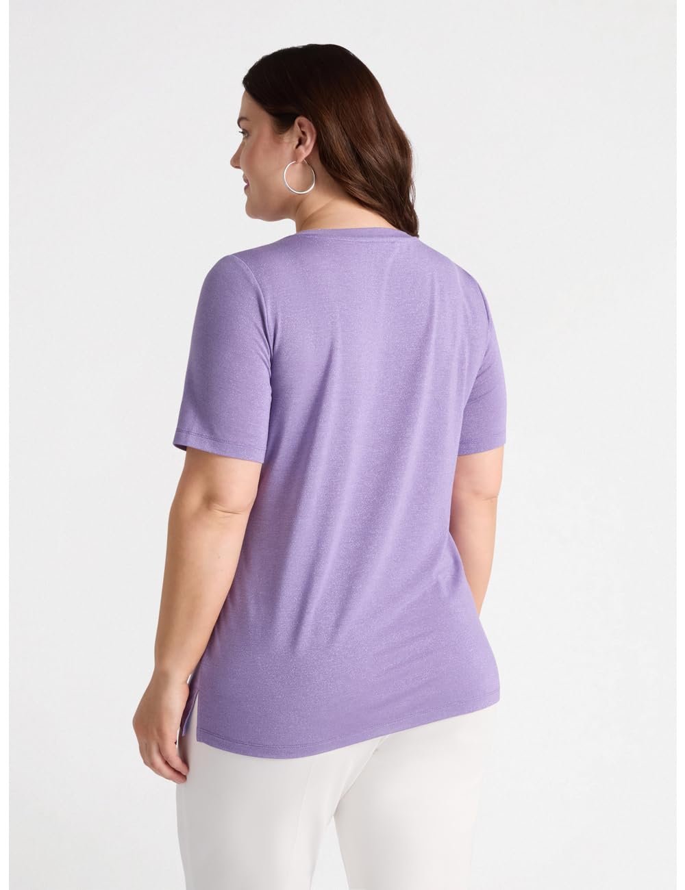 Fiorella Rubino Top e t-shirt T-shirt in raso e jersey lurex