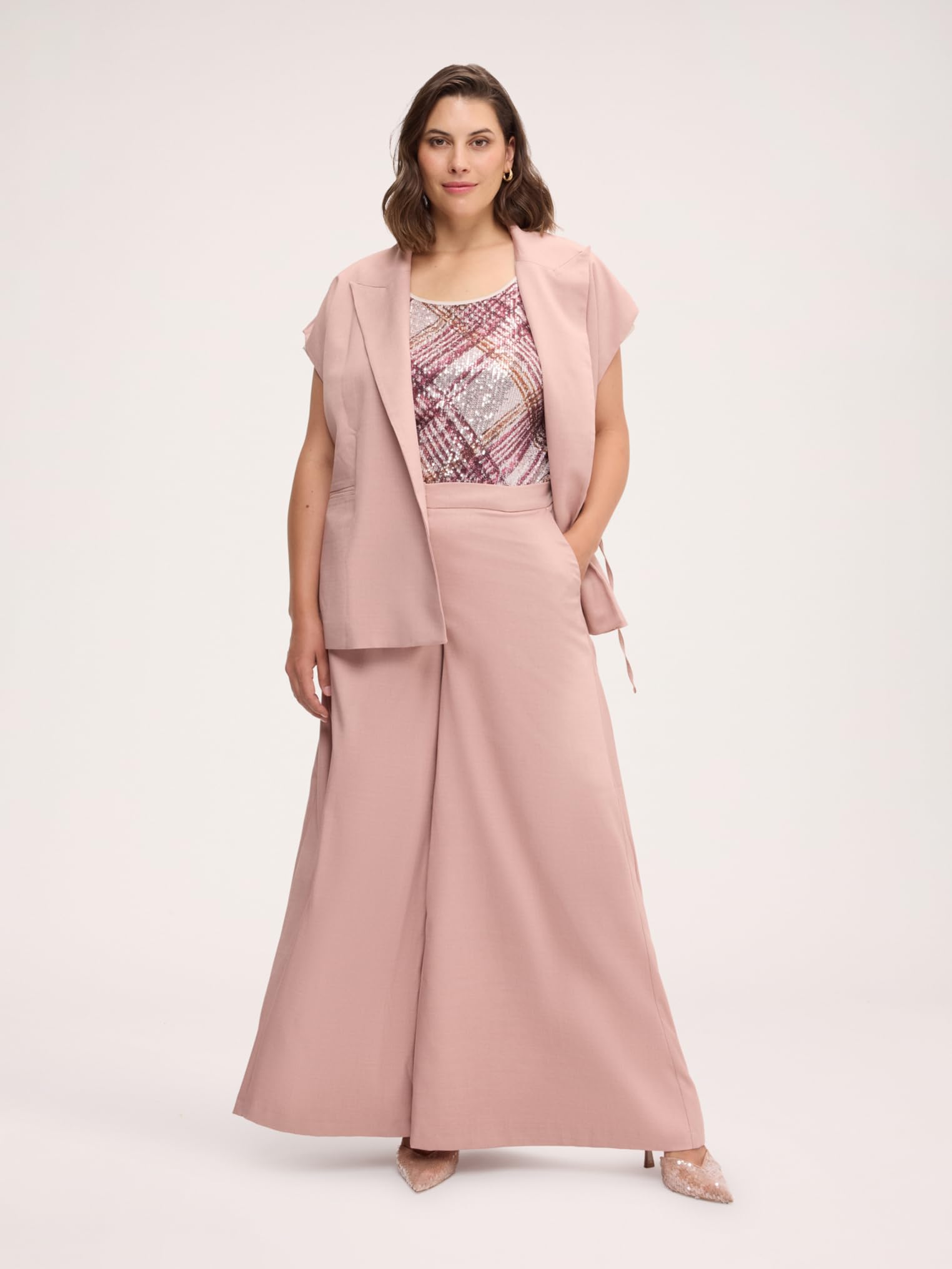 Fiorella Rubino Pantaloni Pantaloni Wide Leg pantaloni 54 Plus gamba ampia