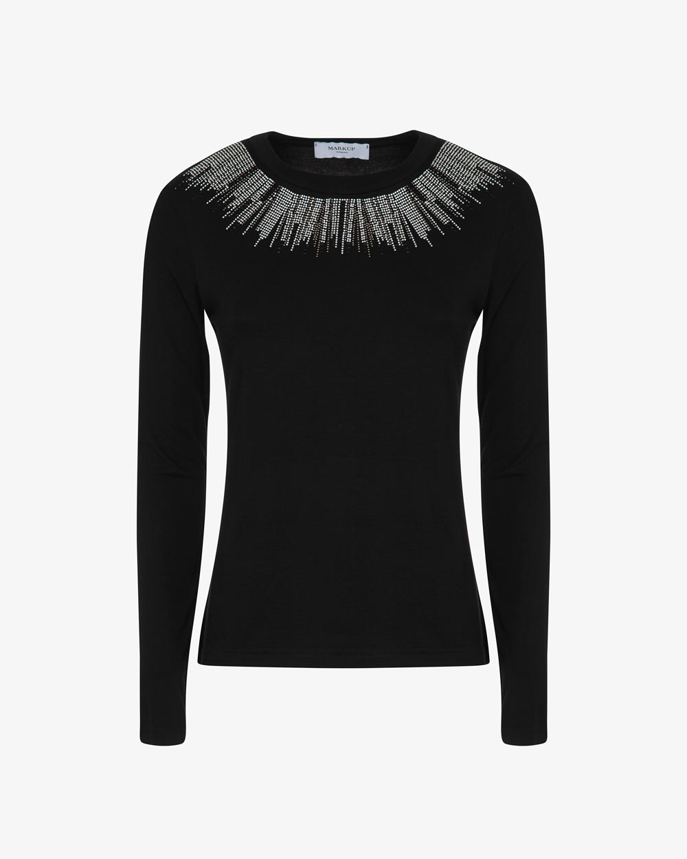 Markup Donna T-Shirt & Felpe T-shirt con strass in viscosa maglia