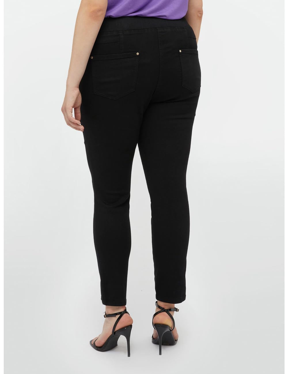 Fiorella Rubino Jeans Jeggings con spacchetto jeggings 52 Plus vita elastica