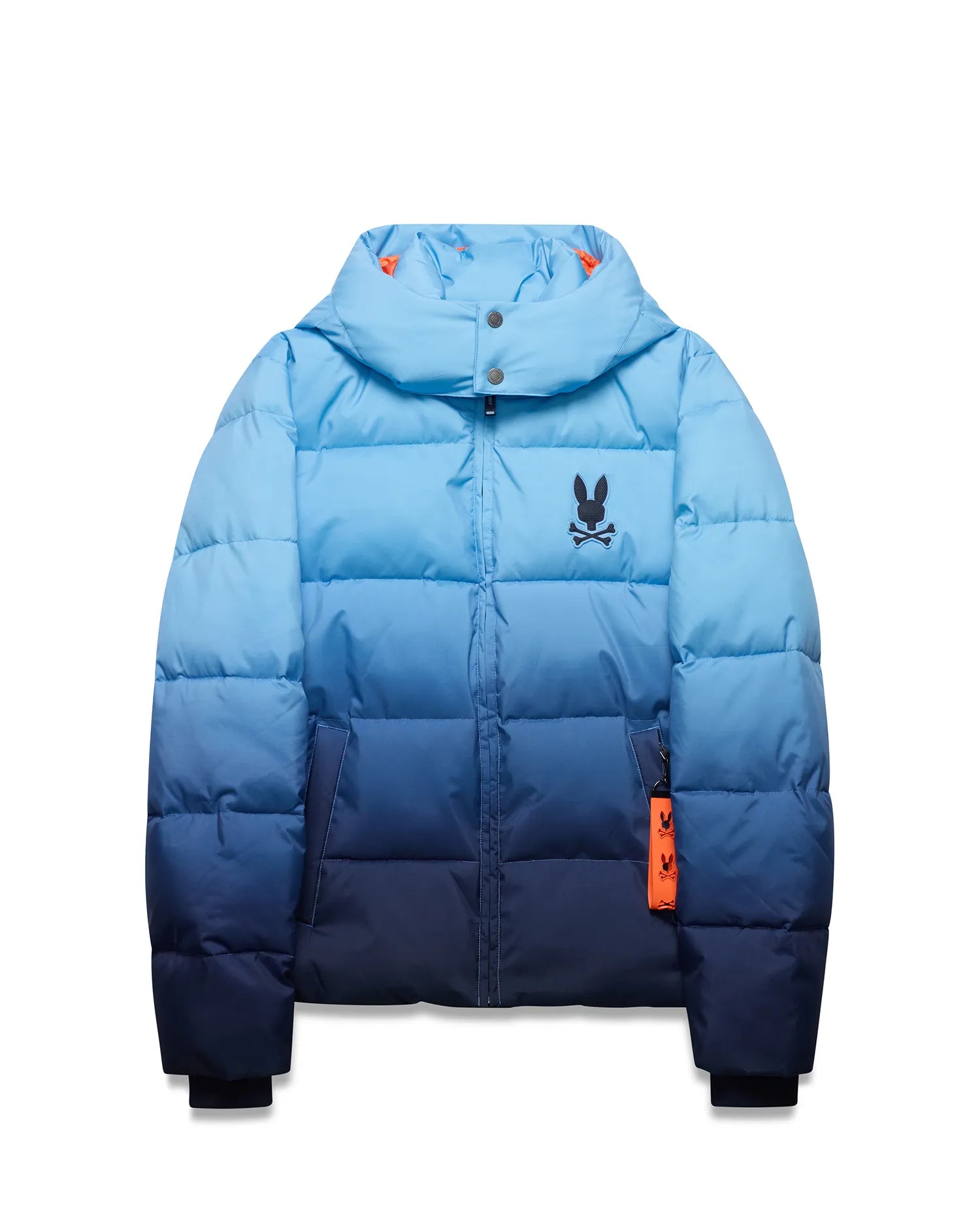 Psycho Bunny Jackets MEN'S SOLAN PUFFER JACKET MO1100091 giacca blu sfumata