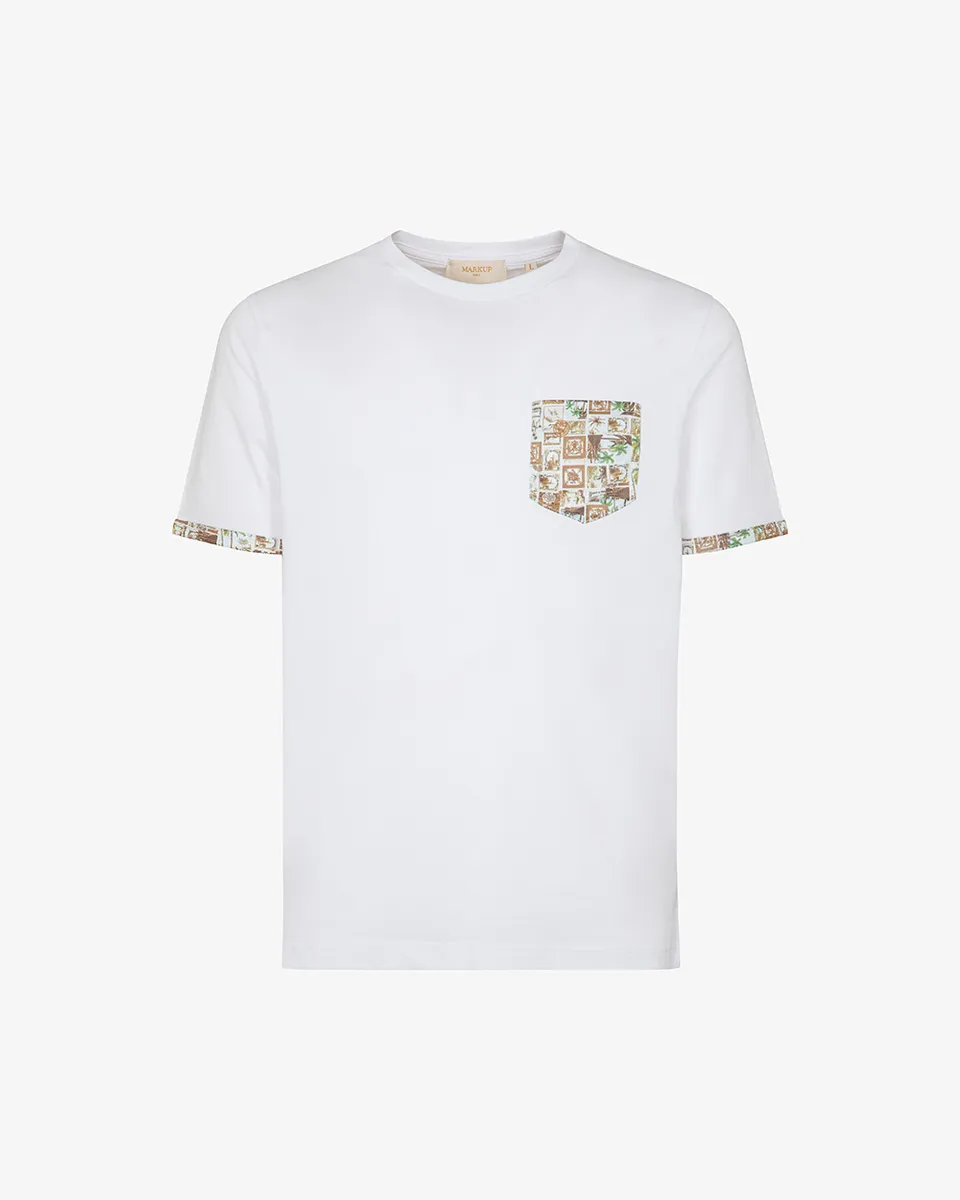 Markup Uomo Felpe & T-shirt T-shirt taschino stampato