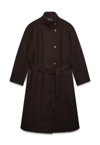 Fiorella Rubino Cappotti e Trench Cappotto misto lana con cintura cappotto 46 Plus