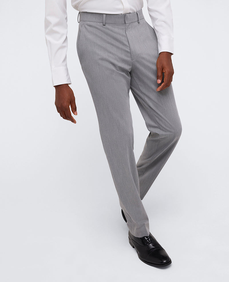 Kenneth Cole Reaction Clothing Ready Flex Suit Separate Pant pantaloni grigio chiaro slim