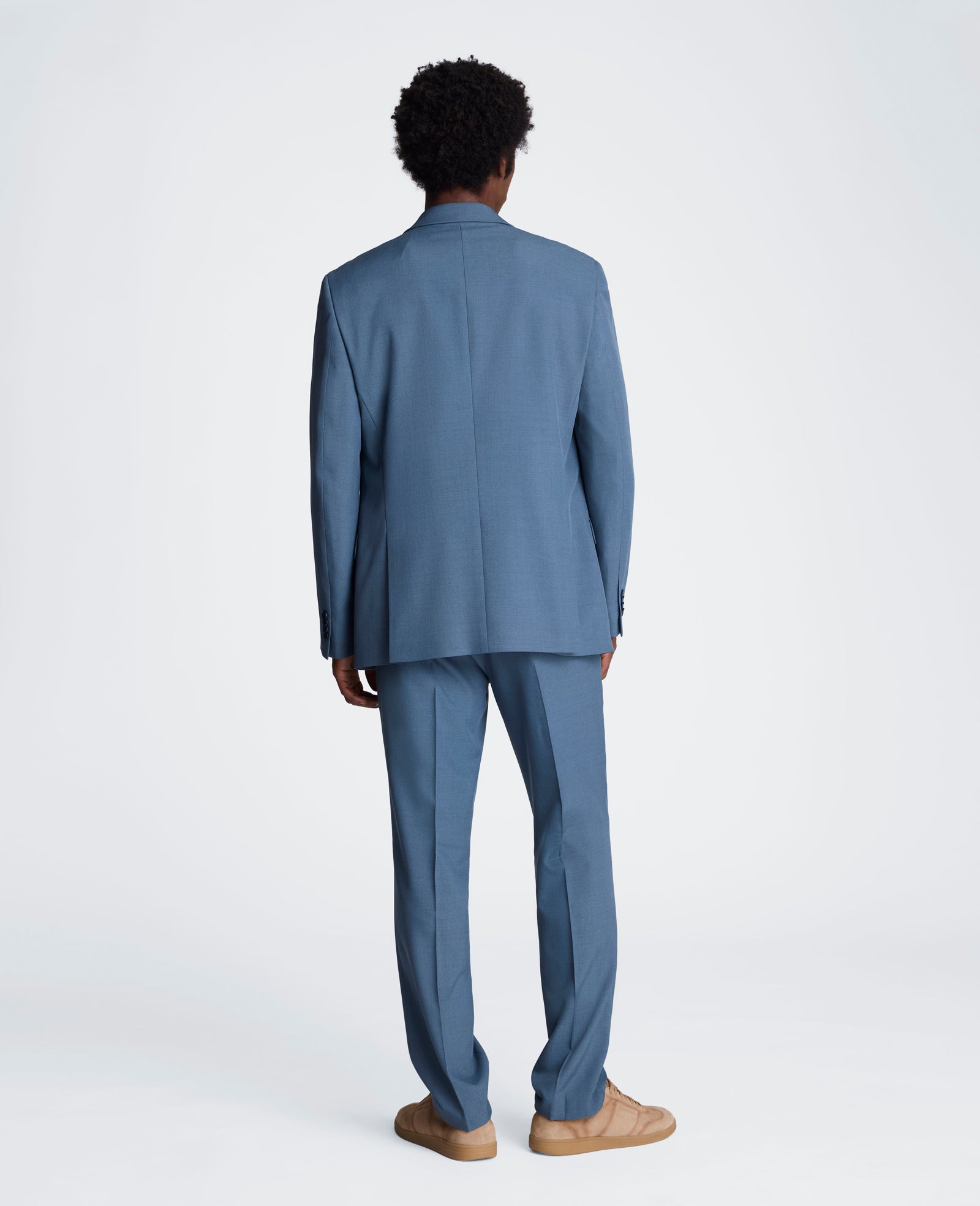 Kenneth Cole Reaction Clothing Ready Flex Slim-Fit Nested Suit completo uomo blu scuro slim fit