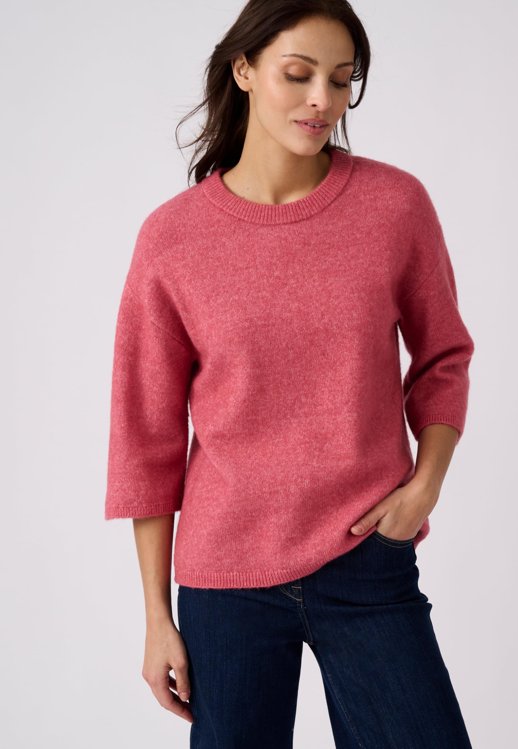 Damart Prêt-à-porter Maglione da donna maglione 38-40 rosa in alpaca