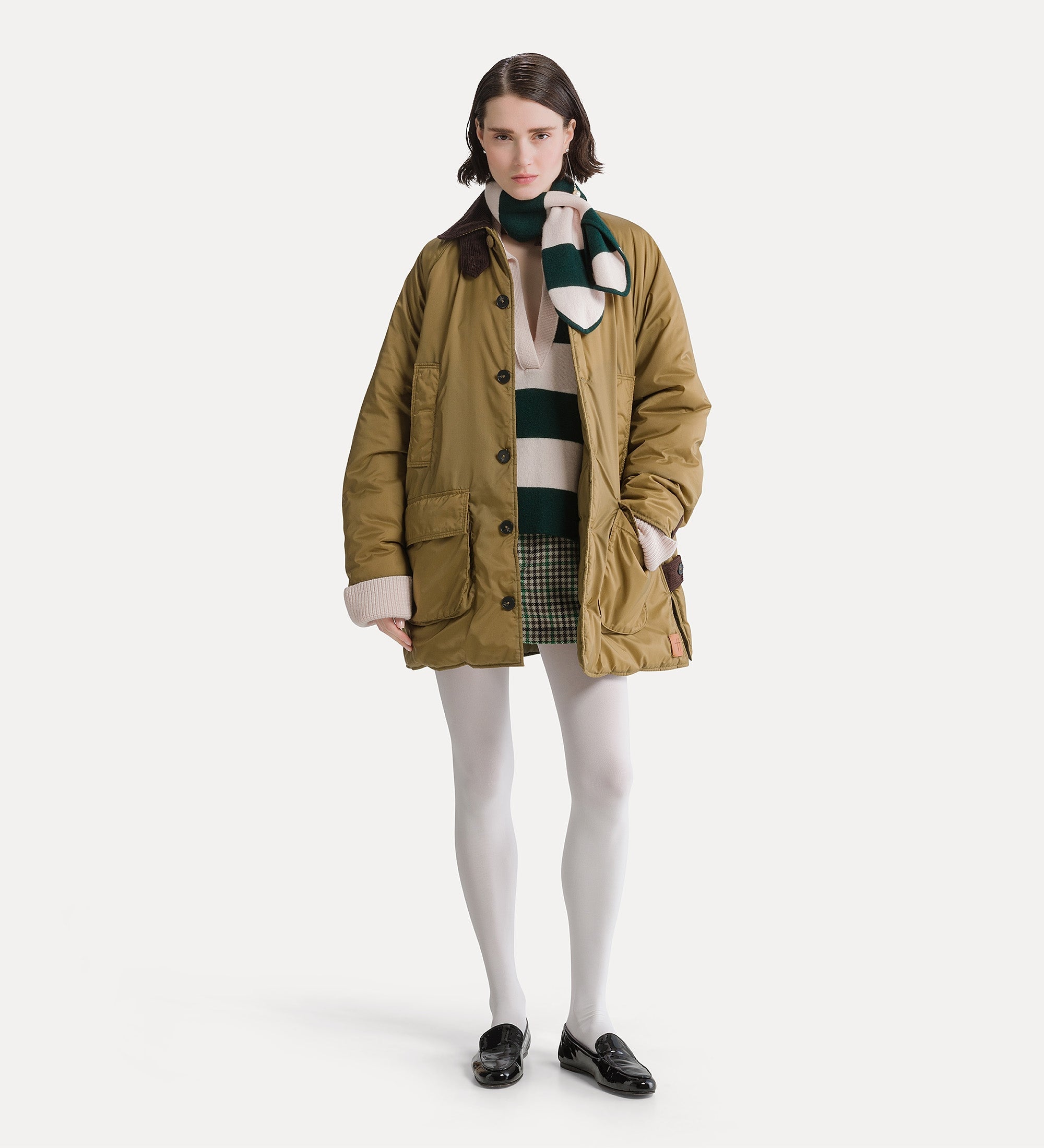 Forte cappelli e sciarpe Lovely sciarpa ecru U lana e cashmere