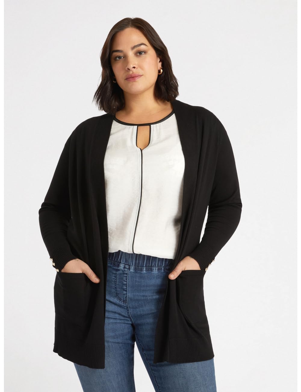 Fiorella Rubino Maglie e felpe Maxi Cardigan in viscosa LENZING ECOVERO