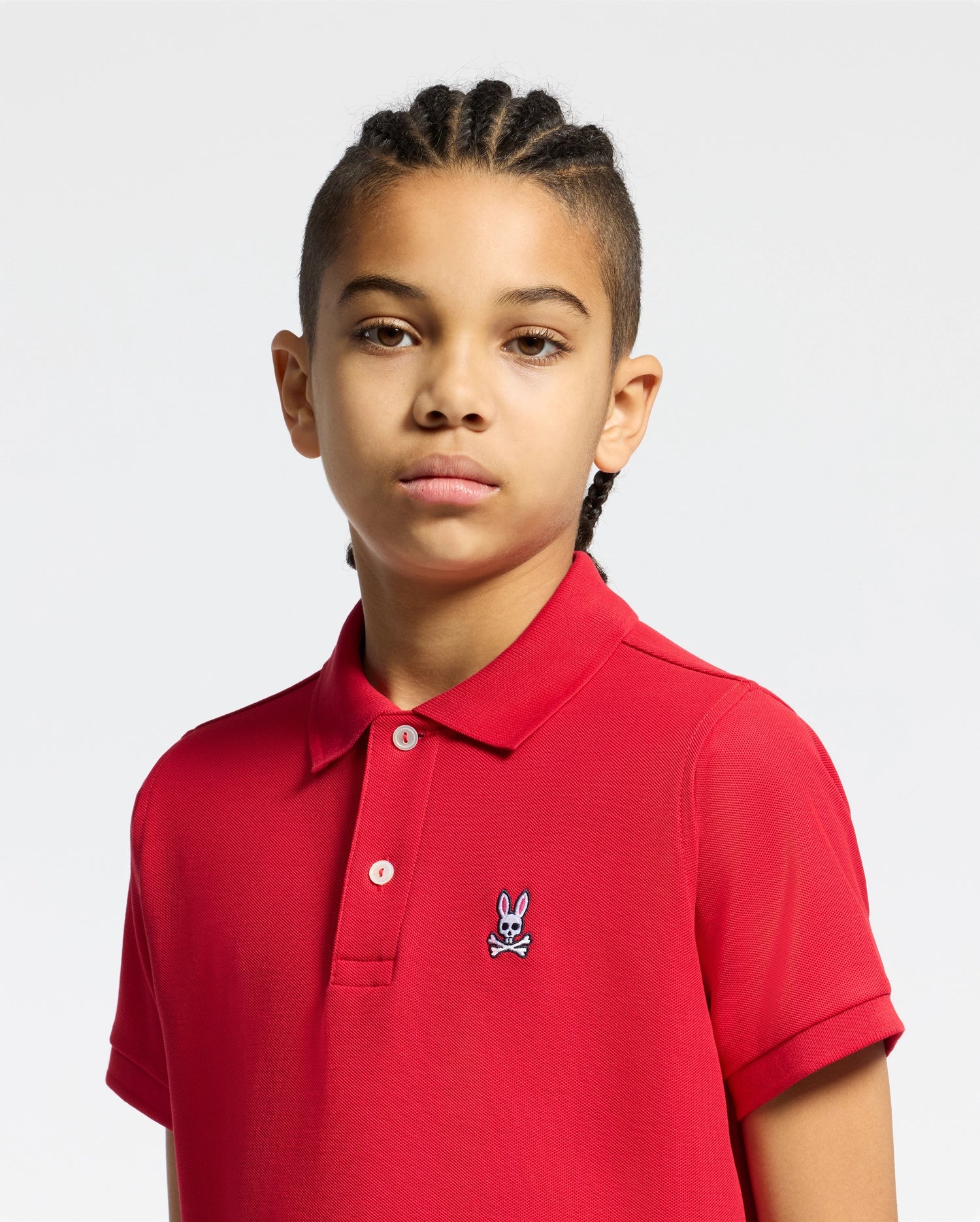 Psycho Bunny Kids Polo Shirts KIDS CLASSIC PIQUE POLO SHIRT polo rosso 621