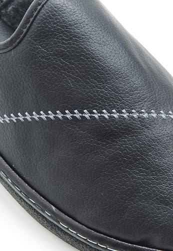 Damart Calzature Mules in Pelle Granata Uomo 44 EU zeppa 3 cm
