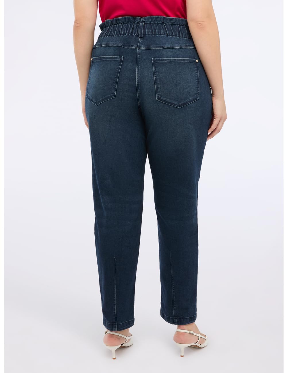 Fiorella Rubino Jeans balloon effetto stonewashed