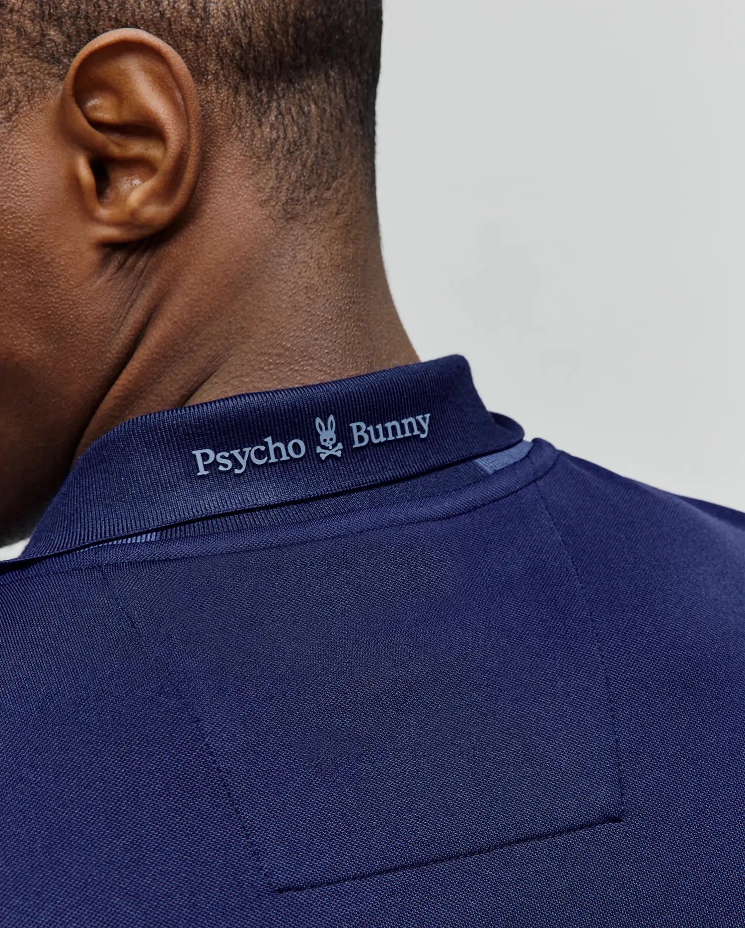 Psycho Bunny Men's Polos Onyx Sport Polo 402 Evening Blue elasticizzata