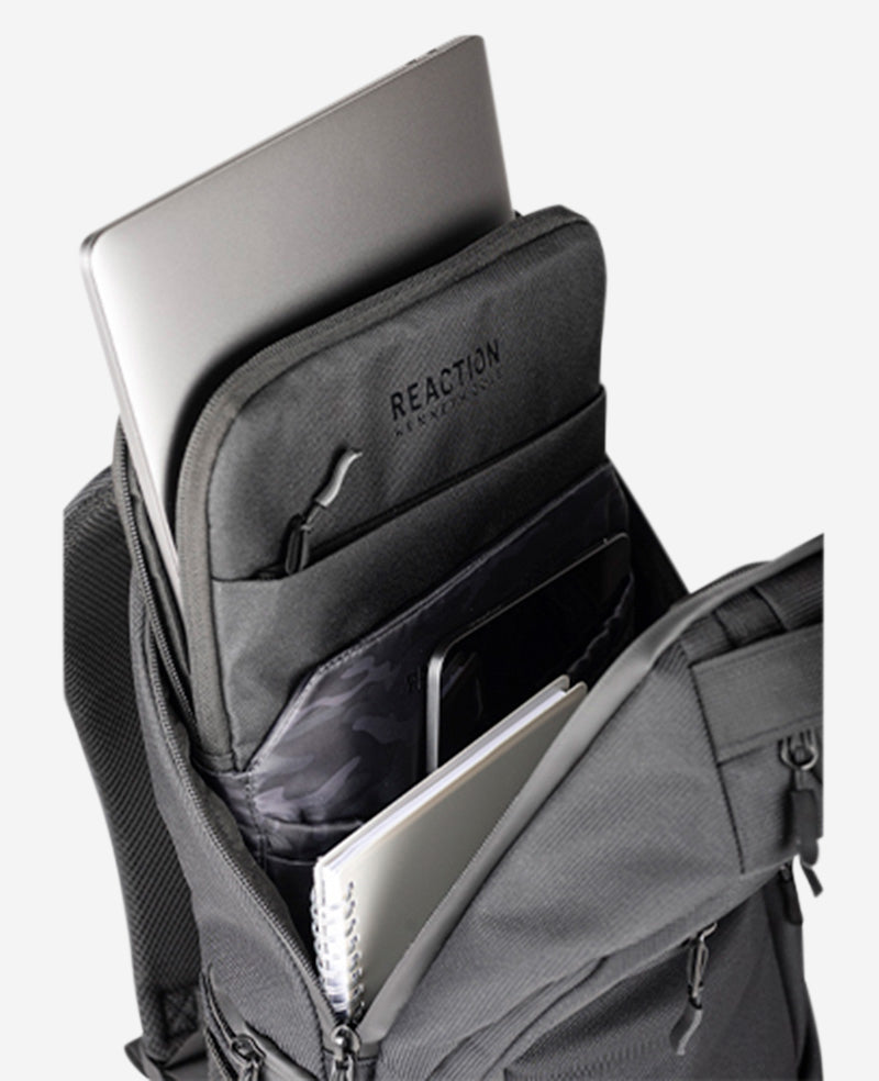 Kenneth Cole Reaction Luggage Parker Backpack zaino nero impermeabile porta laptop