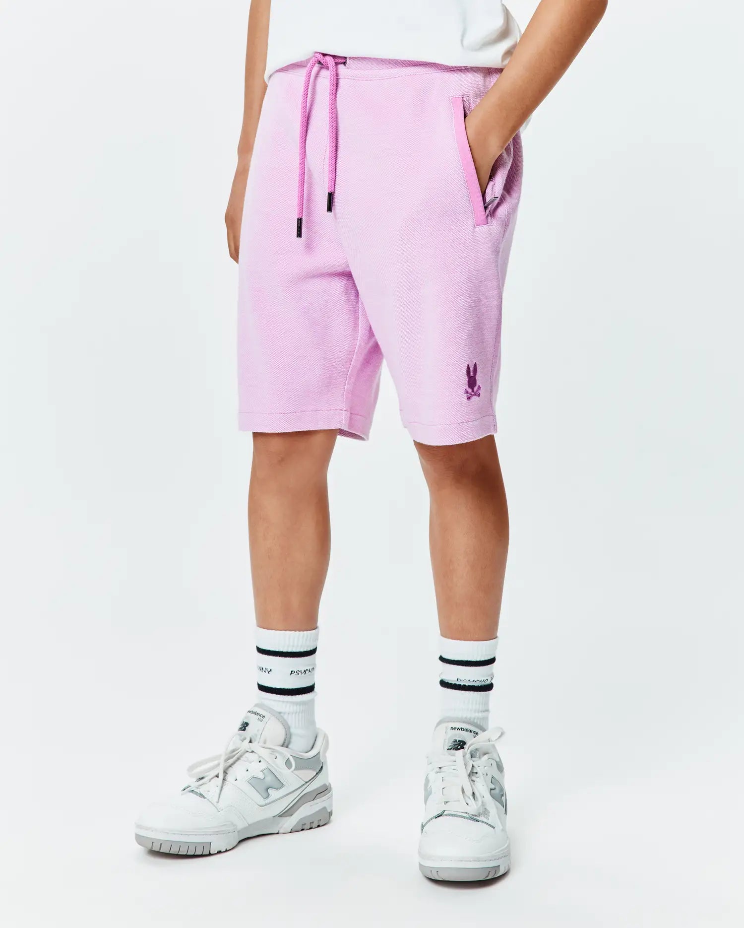 Psycho Bunny Kids Bottoms Keith Short 3 1/2"- 7 3/4 pantaloncini rosa