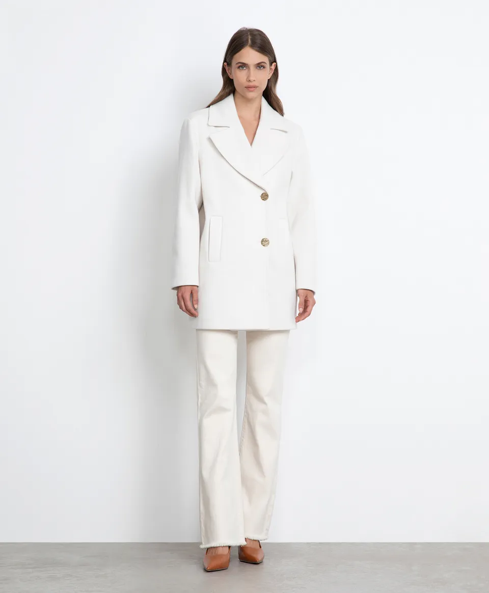 Markup Donna Cappotti Cappotto tessuto diagonale cappotto donna
