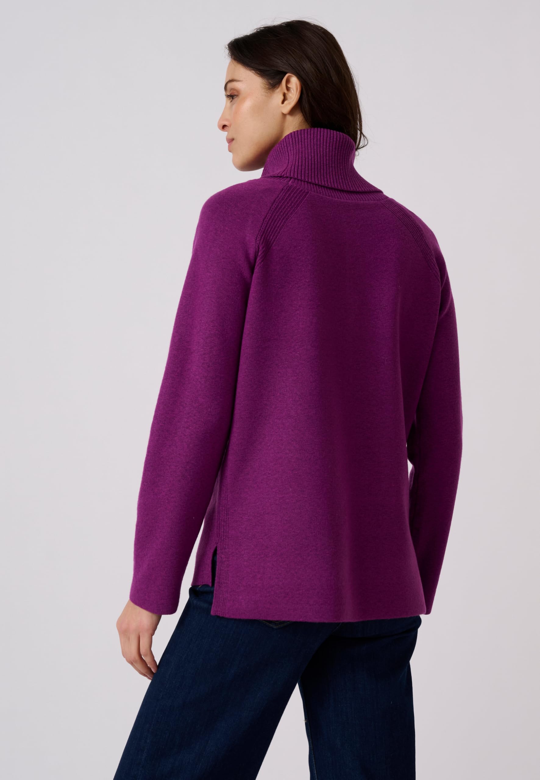 Damart Thermolactyl Maglione da donna rosa viola caldo