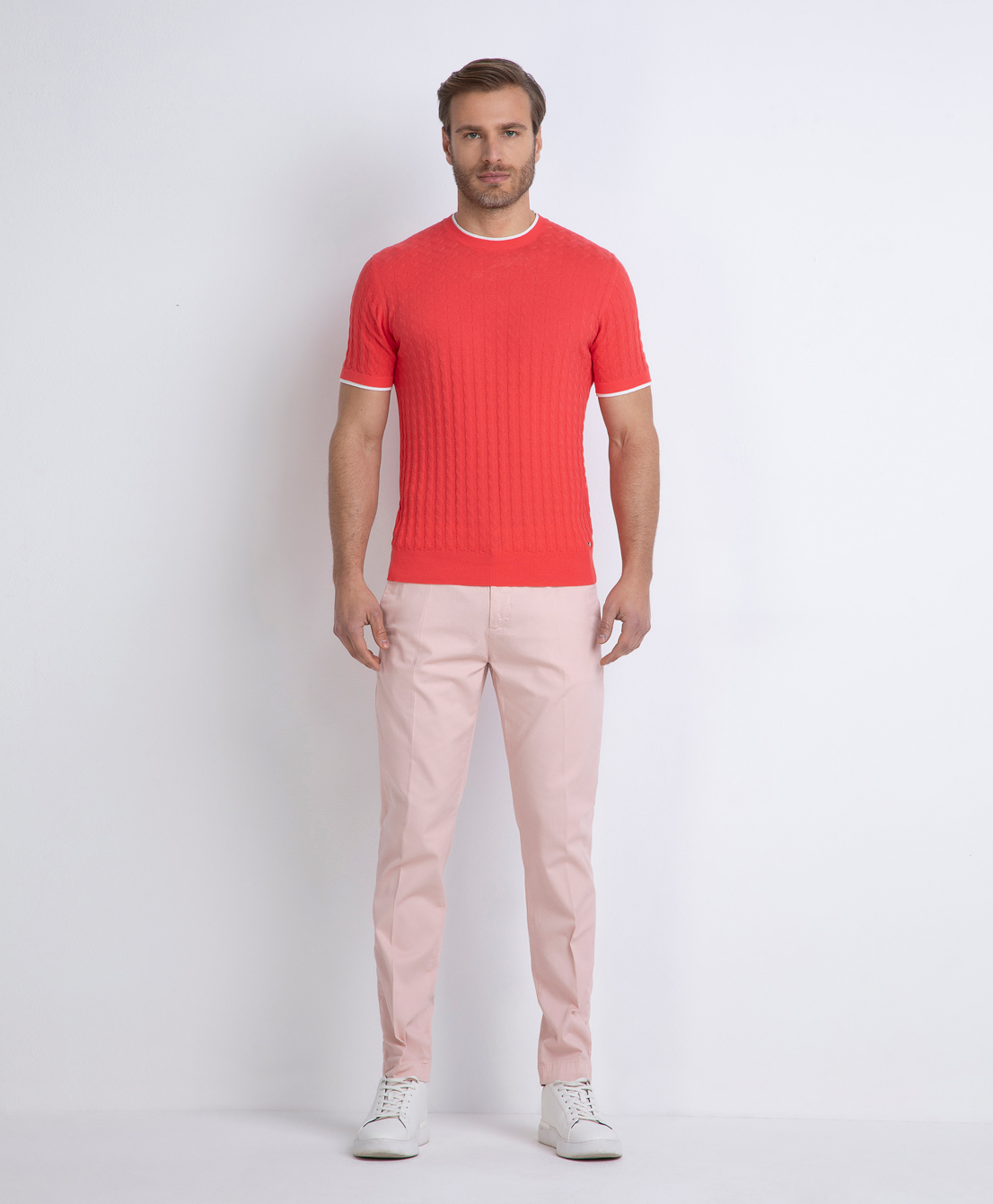 Markup Uomo Maglieria Maglia girocollo punto spigato maglia
