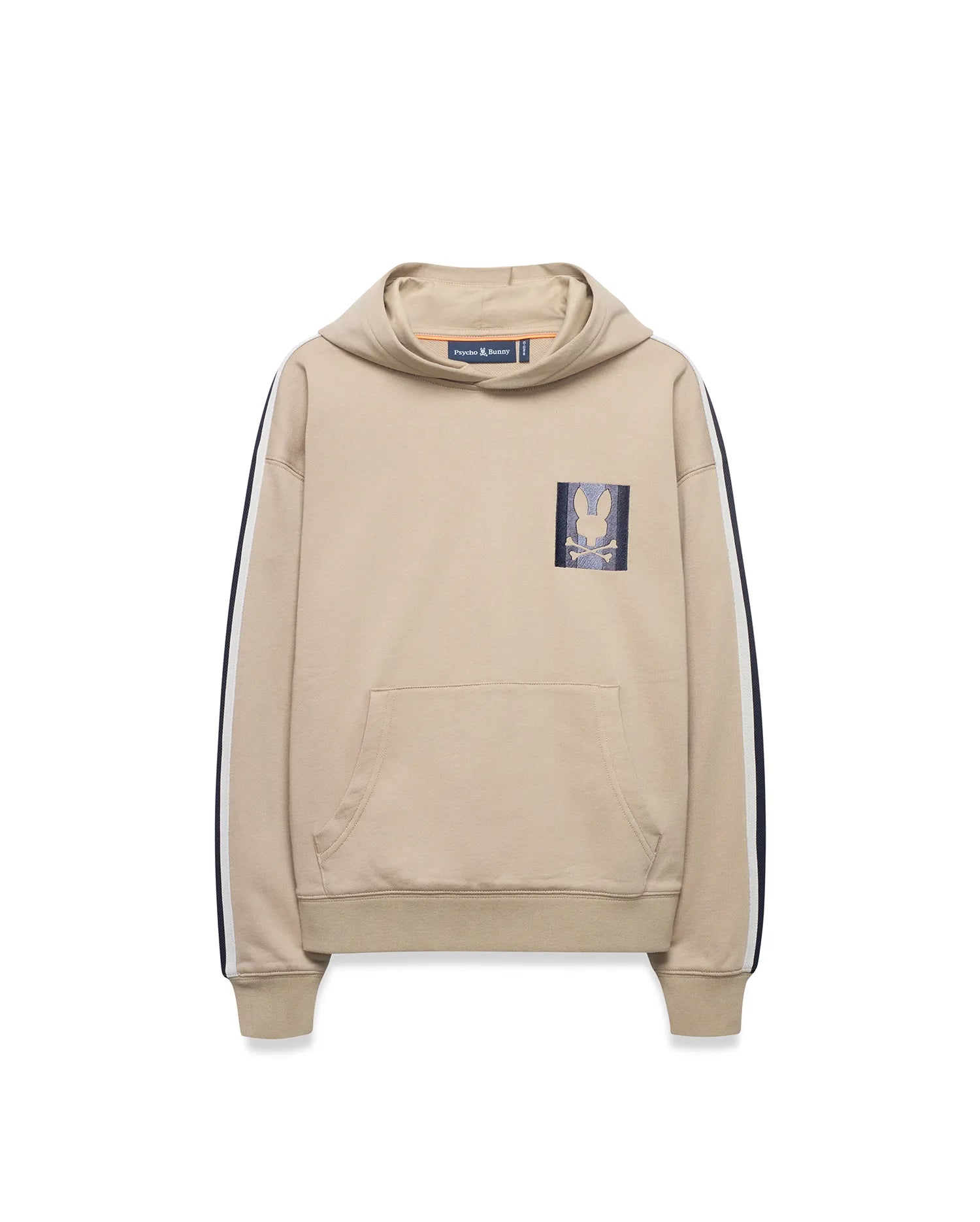 Psycho Bunny Ty French Terry Hoodie KT0500096 felpa bambini beige